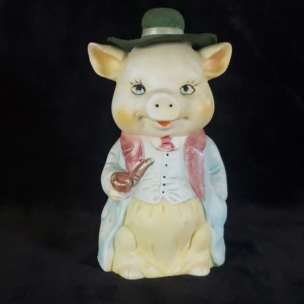 Vintage Ceramic Mr Pig Bell